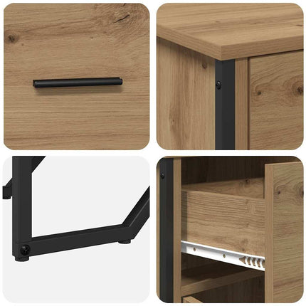 Sideboard Artisan Egetræ 97 x 32,5 x 74,5 cm