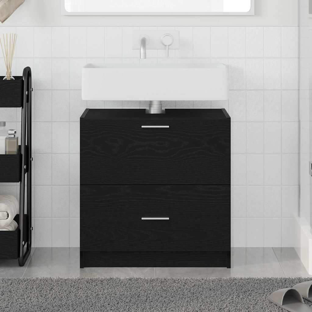 Badevrelsesskab Sort eg 59 x 37 x 59 cm Konstrueret tr
