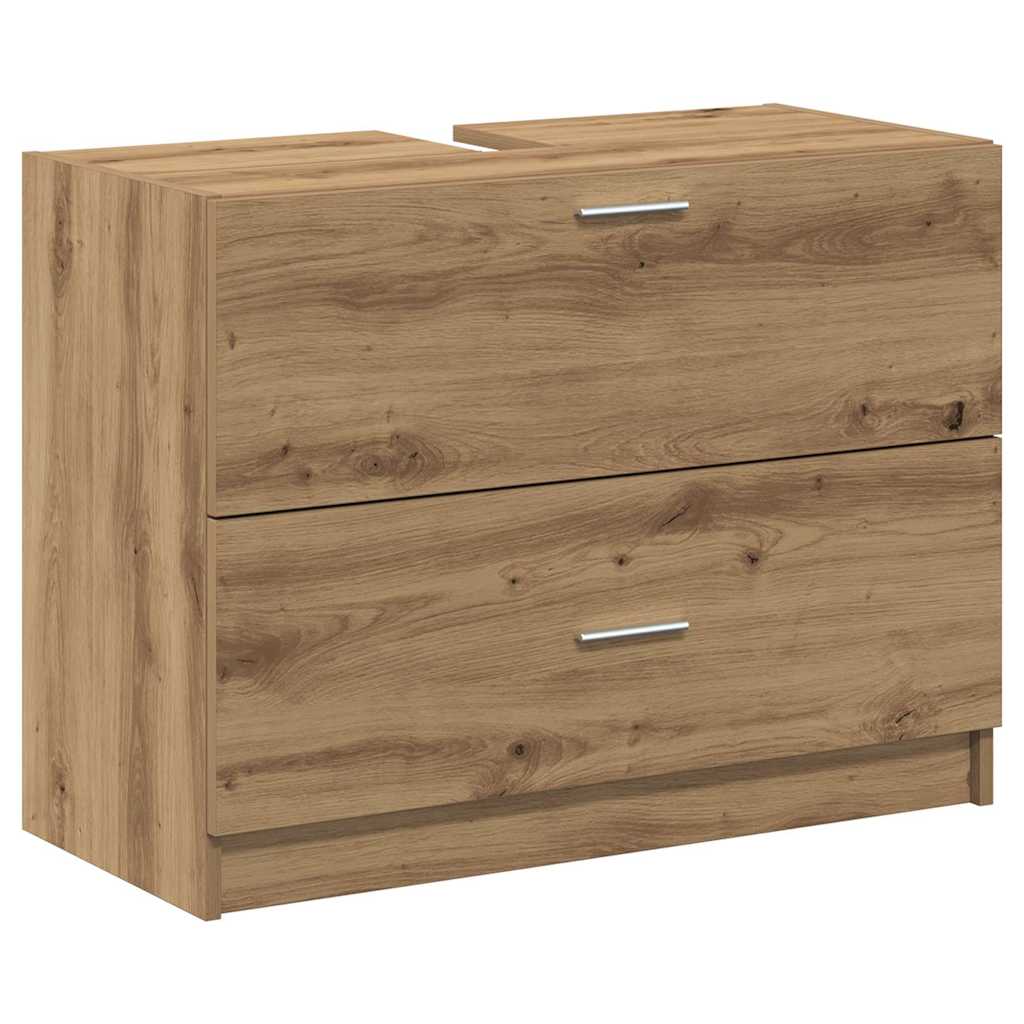 Badeværelsesskab Artisan Egetræ 78 x 37 x 59 cm Konstrueret træ