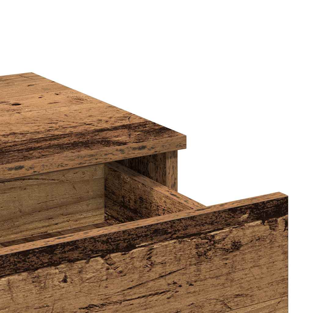 Sminkebord Gammelt træ 100 x 40 x 130 cm Konstrueret træ