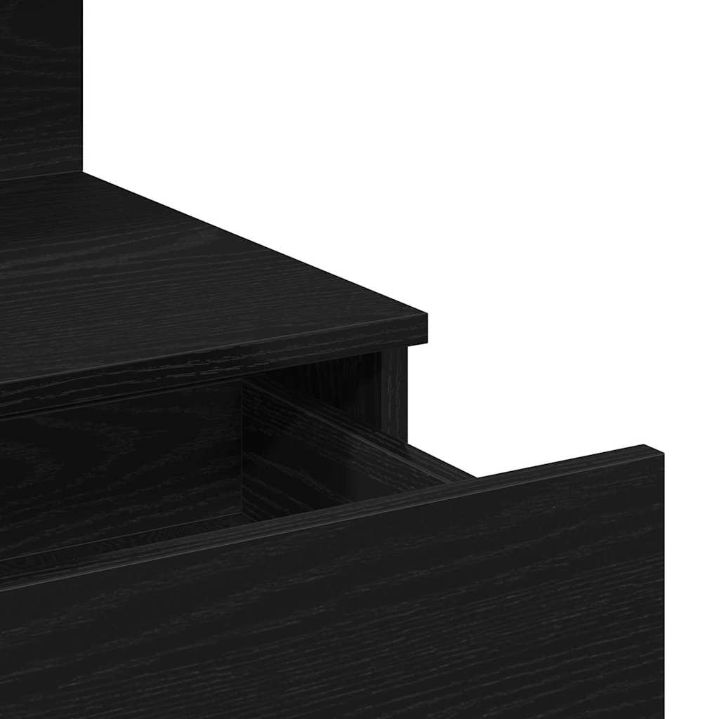 Sminkebord - Dressingbord Sort eg 100 x 40 x 130 cm Konstrueret træ