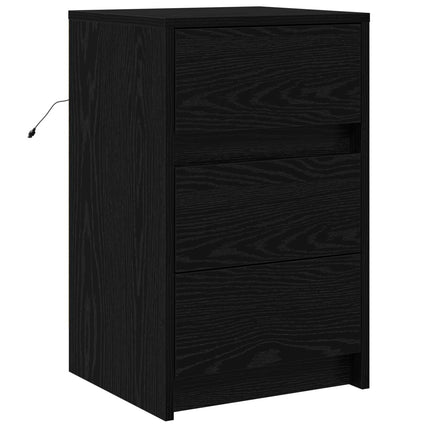 Natskab Sort eg 38 x 34 x 61 cm Konstrueret træ