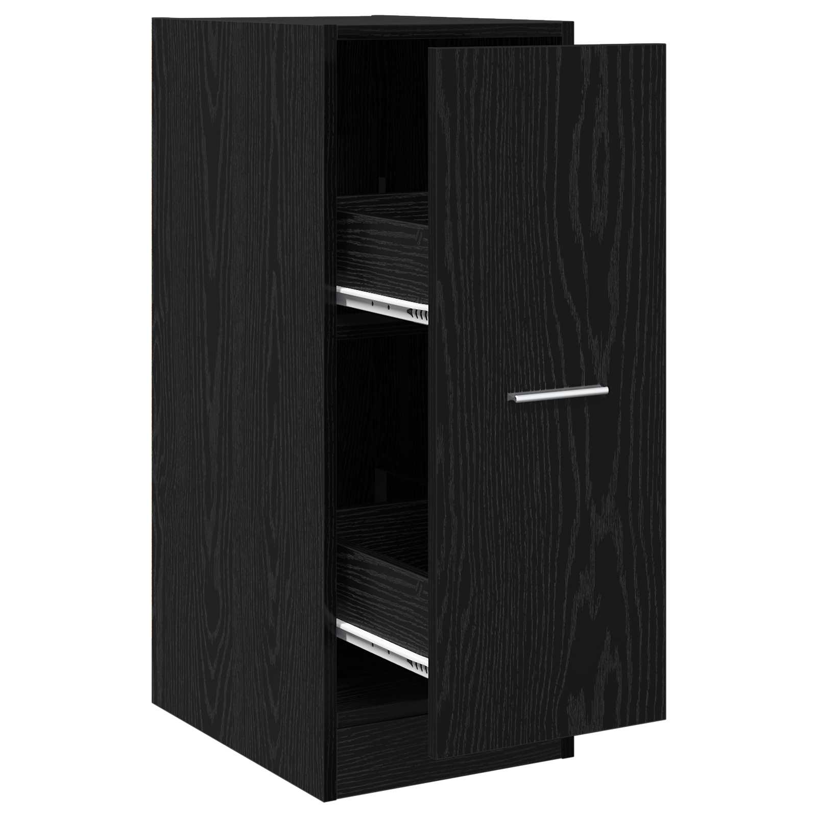Apoteker Kabinet Sort eg 30 x 41 x 77,5 cm Konstrueret træ