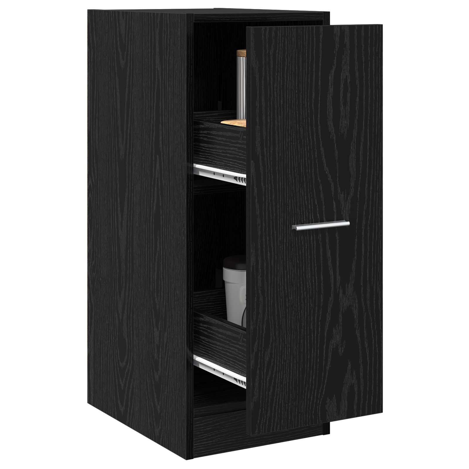 Apoteker Kabinet Sort eg 30 x 41 x 77,5 cm Konstrueret træ