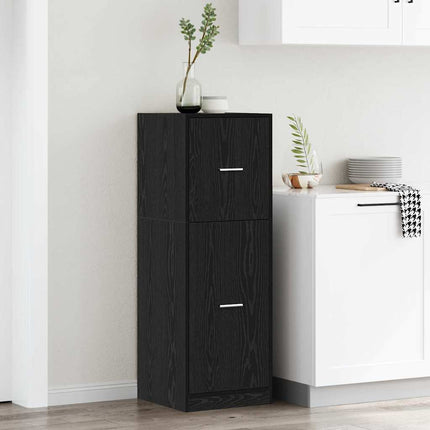 Apoteker Kabinet Sort eg 40 x 41 x 118 cm Konstrueret træ
