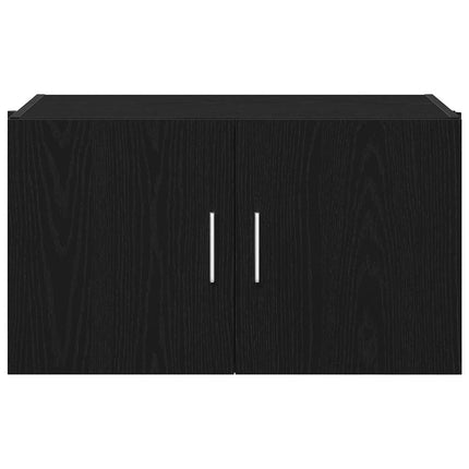 Vægskab Sort eg 70 x 42.5 x 40 cm Konstrueret træ