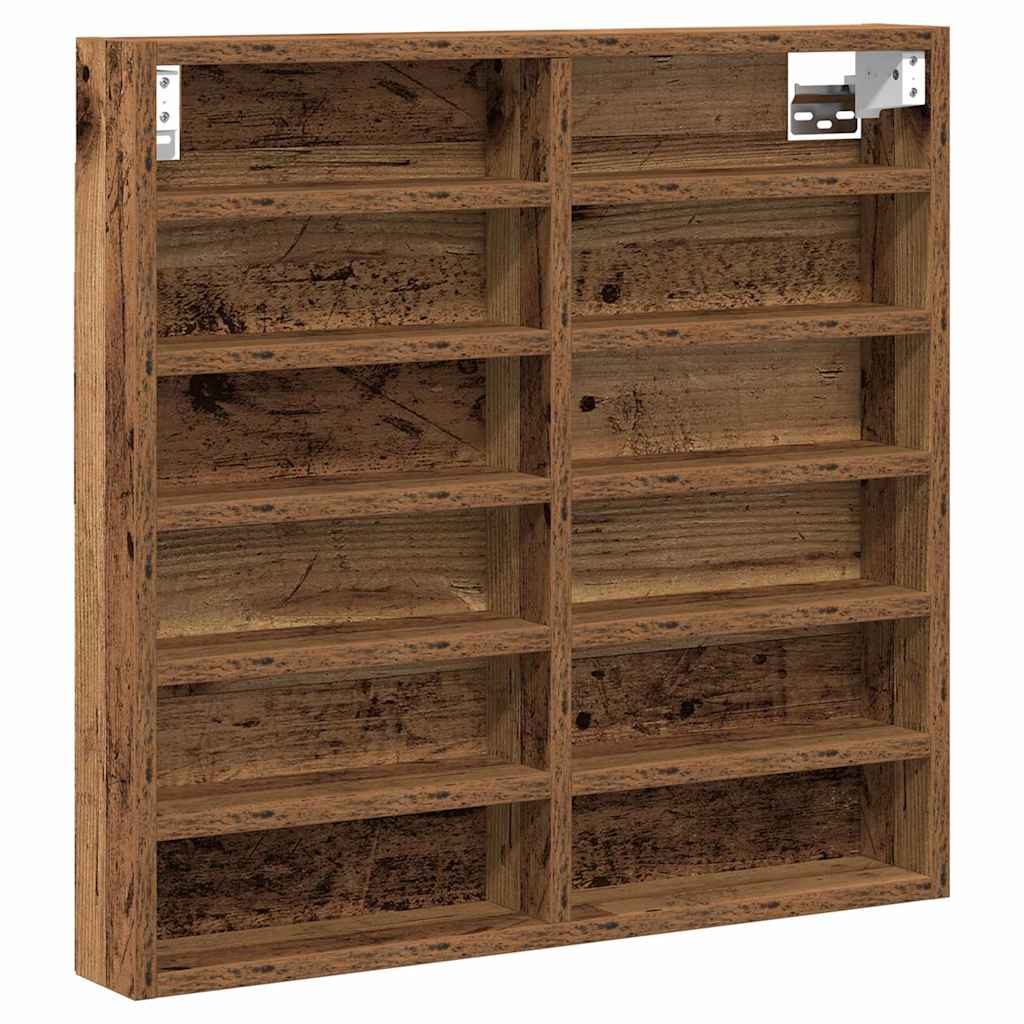 Display Skab Gammelt træ 60 x 8,5 x 58 cm Konstrueret træ