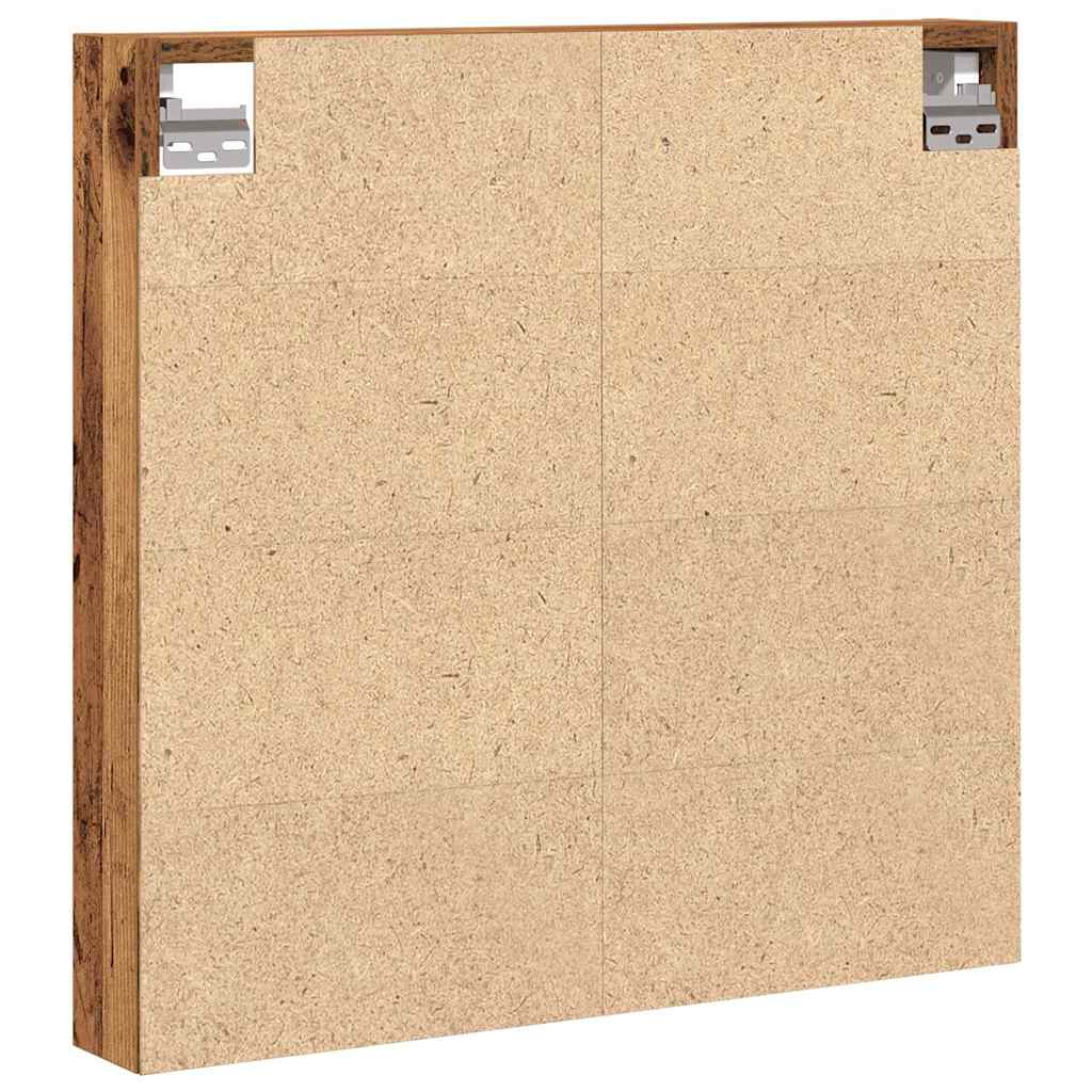 Display Skab Gammelt træ 60 x 8,5 x 58 cm Konstrueret træ