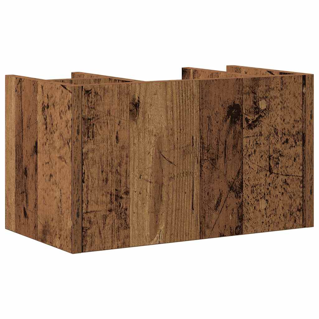 Skrivebordsorganisator Gammelt træ 44,5 x 24 x 25 cm