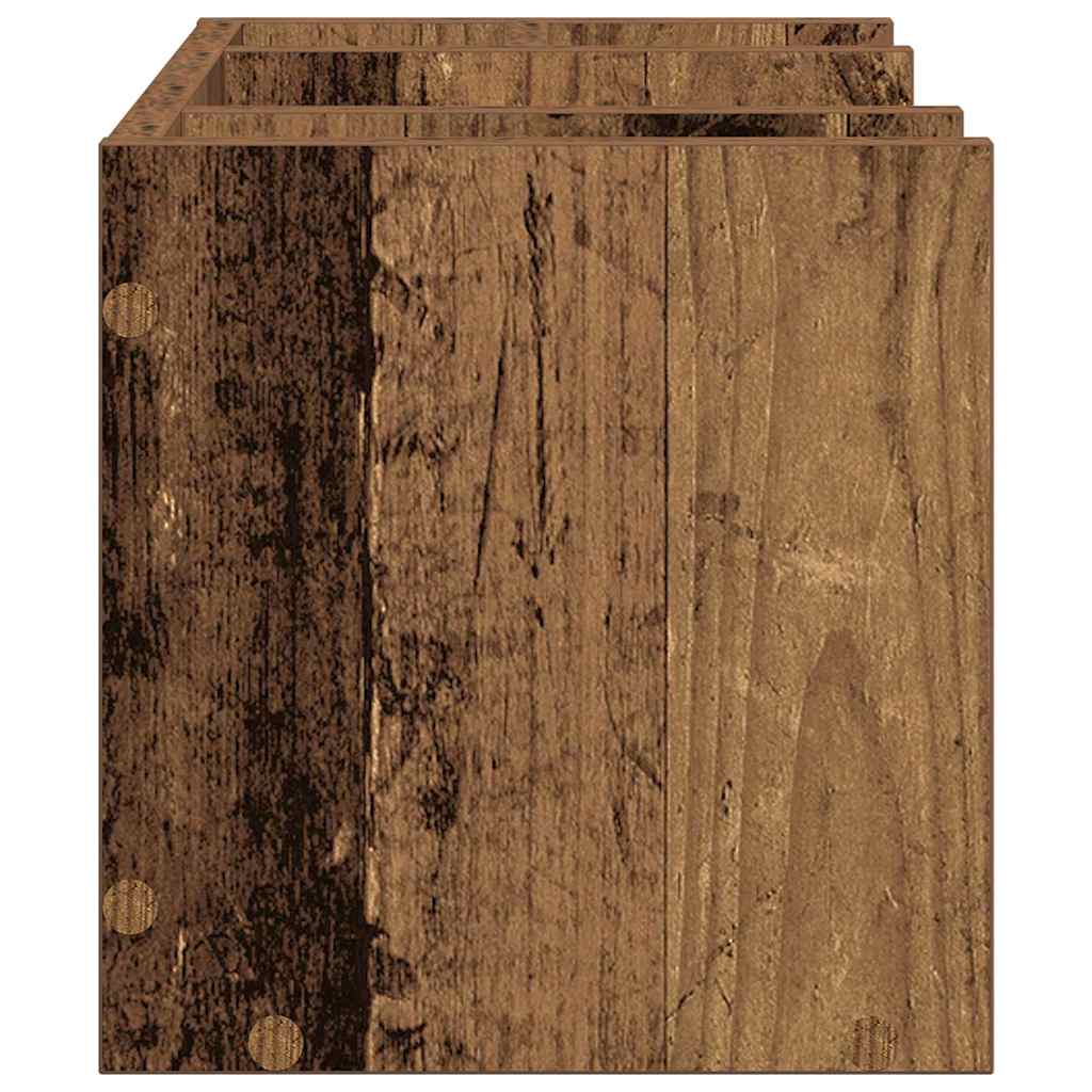 Skrivebordsorganisator Gammelt træ 44,5 x 24 x 25 cm
