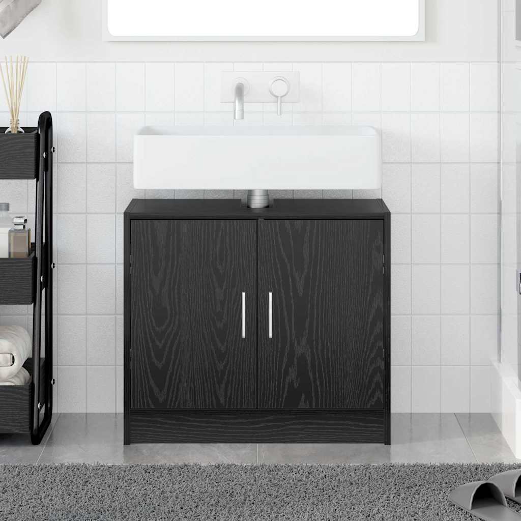 Badevrelsesskab Sort eg 63 x 29 x 55 cm Konstrueret tr