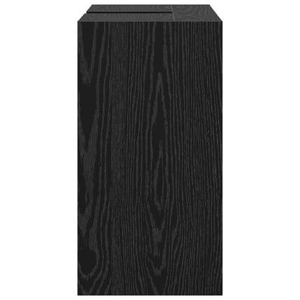 Badeværelsesskab Sort eg 63 x 29 x 55 cm Konstrueret træ