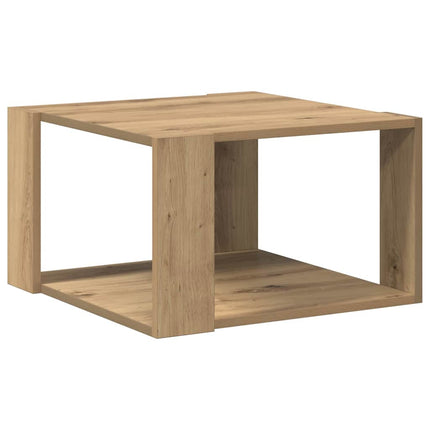 Sofabord Artisan Egetræ 51,5 x 51,5 x 30 cm Konstrueret træ