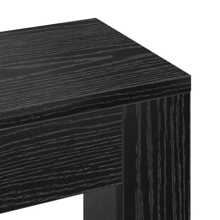 Radiatorcover Sort eg 104 x 20 x 82 cm Konstrueret træ