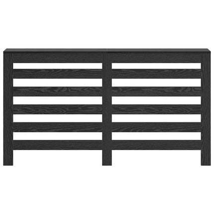 Radiatorcover Sort eg 149 x 20 x 82 cm Konstrueret træ