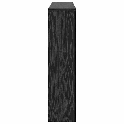 Radiatorcover Sort eg 149 x 20 x 82 cm Konstrueret træ