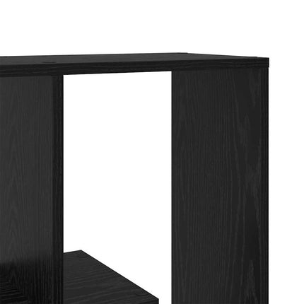 Bogskab Sort eg 67 x 25 x 162 cm Konstrueret træ