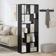 Boghylde Sort eg 67 x 25 x 161.5 cm Konstrueret træ