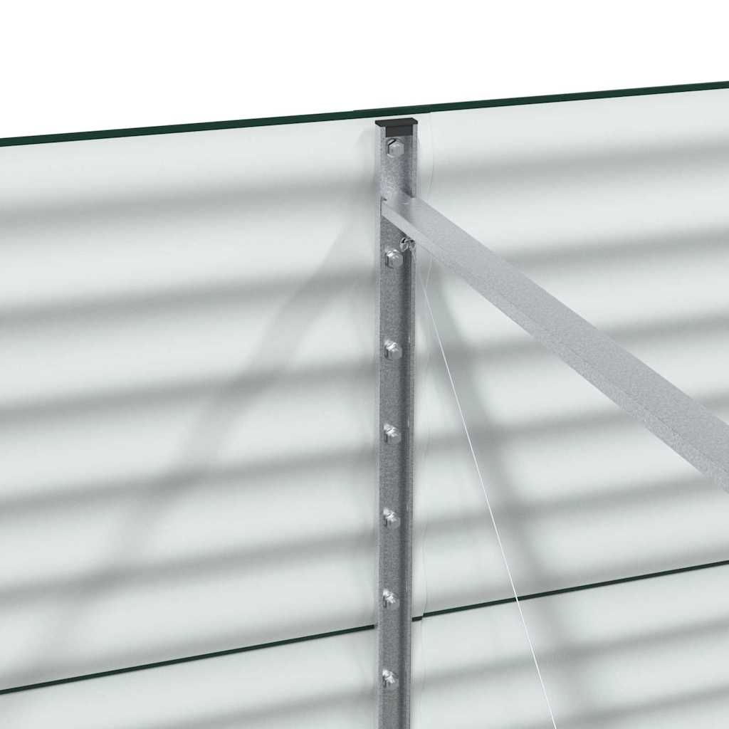 Højbed Grøn 400 x 80 x 81 cm Stål