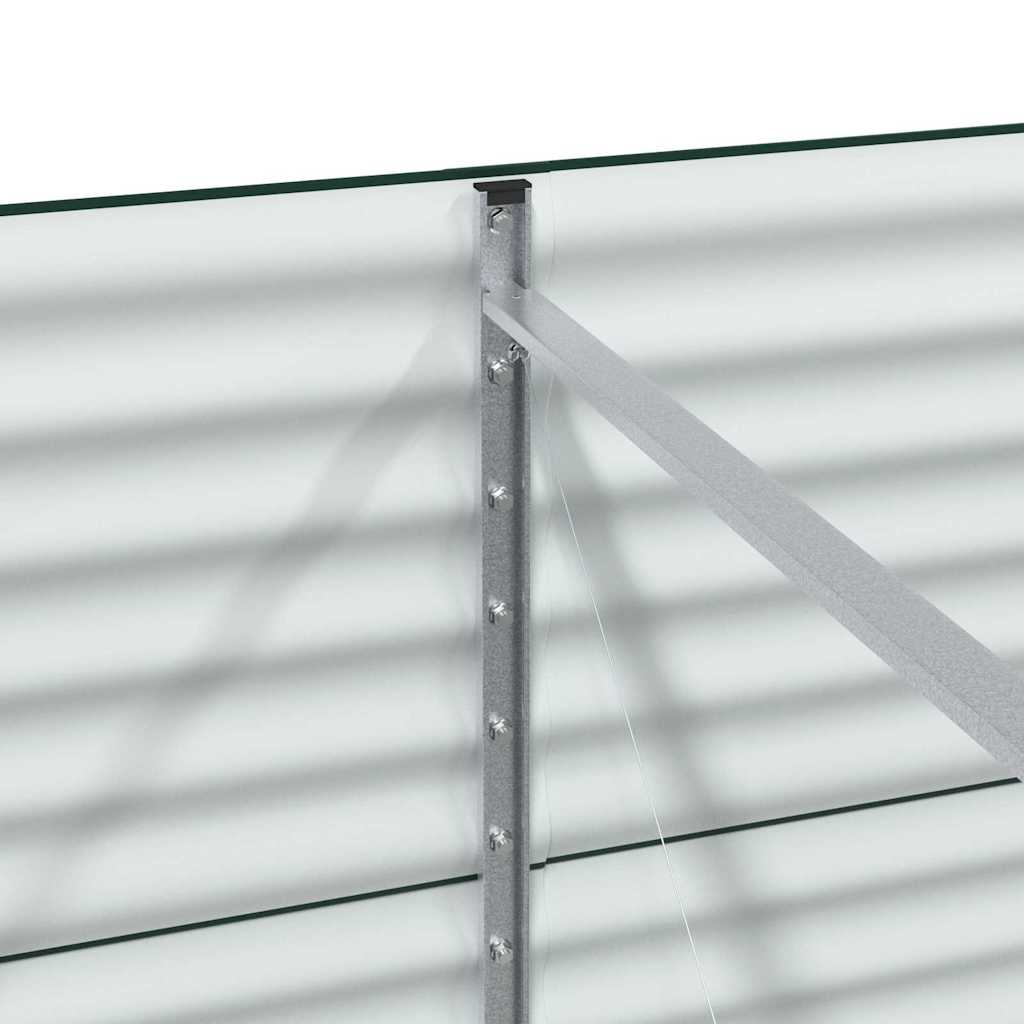 Højbed Grøn 320 x 80 x 81 cm Stål