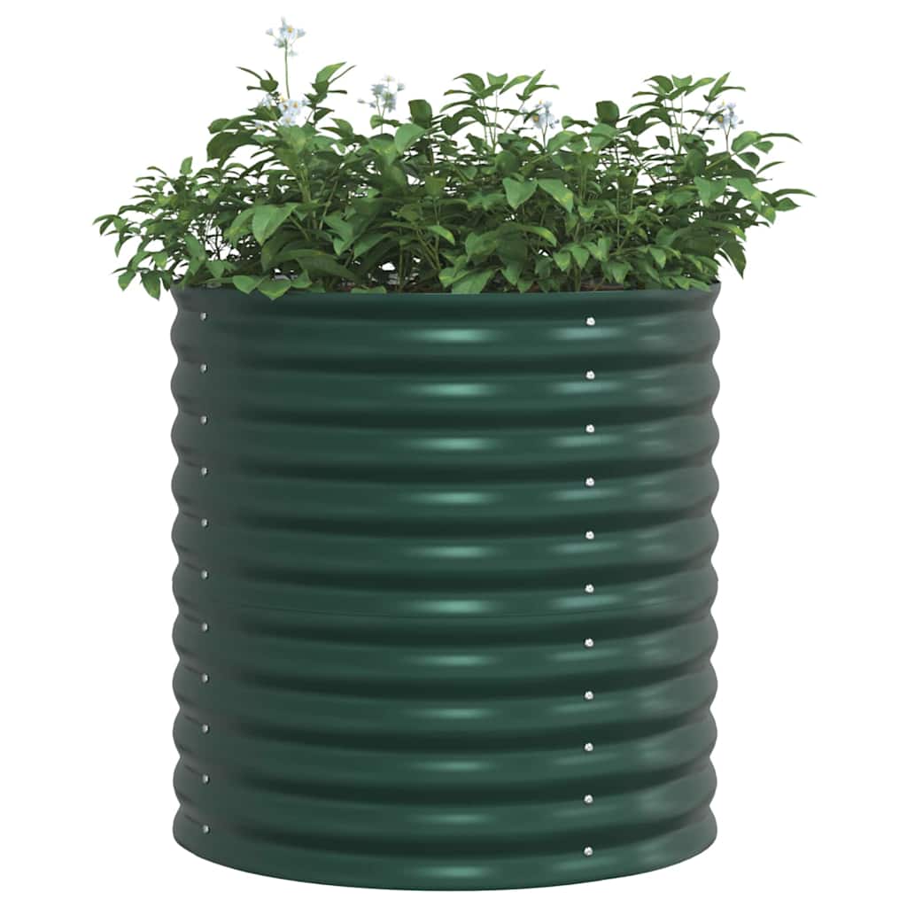 Højbed Grøn 80 x 80 x 81 cm Stål