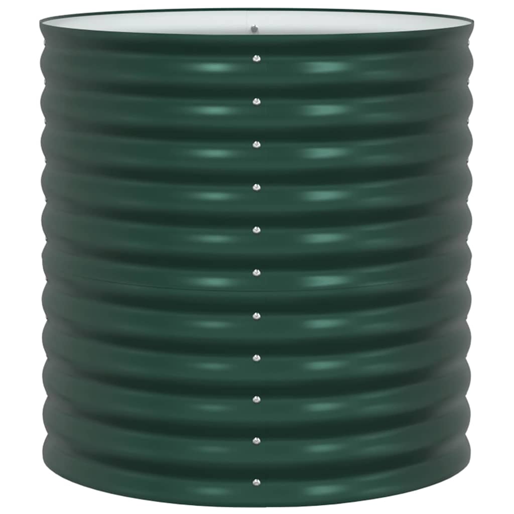 Højbed Grøn 80 x 80 x 81 cm Stål