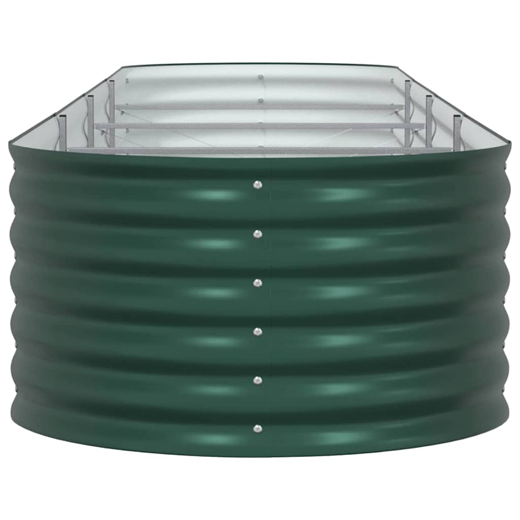 Højbed Grøn 400 x 80 x 44 cm Stål