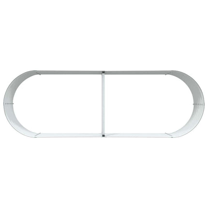 Hævet bed Grøn 240 x 80 x 44 cm Stål