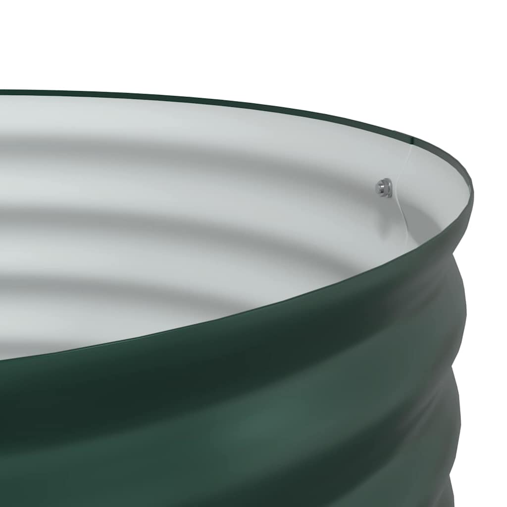 Højbed Grøn 80 x 80 x 44 cm Stål