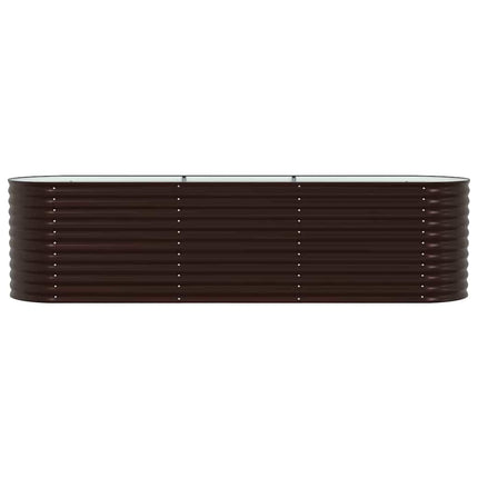 Hævet bed Brun 320 x 80 x 81 cm Stål