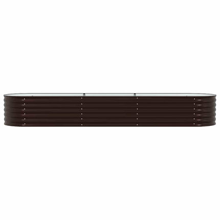 Hævet bed Brun 320 x 80 x 44 cm Stål