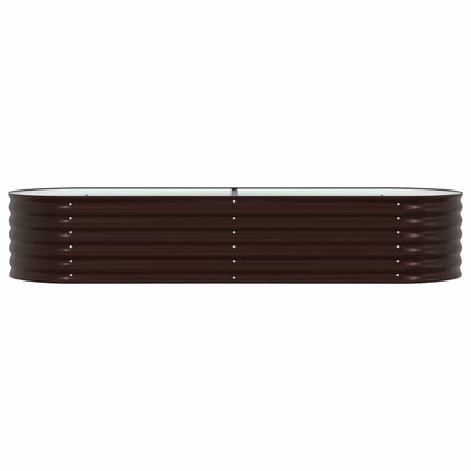 Hævet bed Brun 240 x 80 x 44 cm Stål