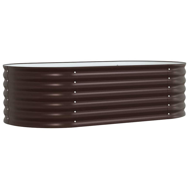 Hævet bed Brun 160 x 80 x 44 cm Stål