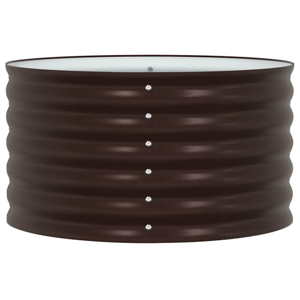 Højbed Brun 80 x 80 x 44 cm Stål