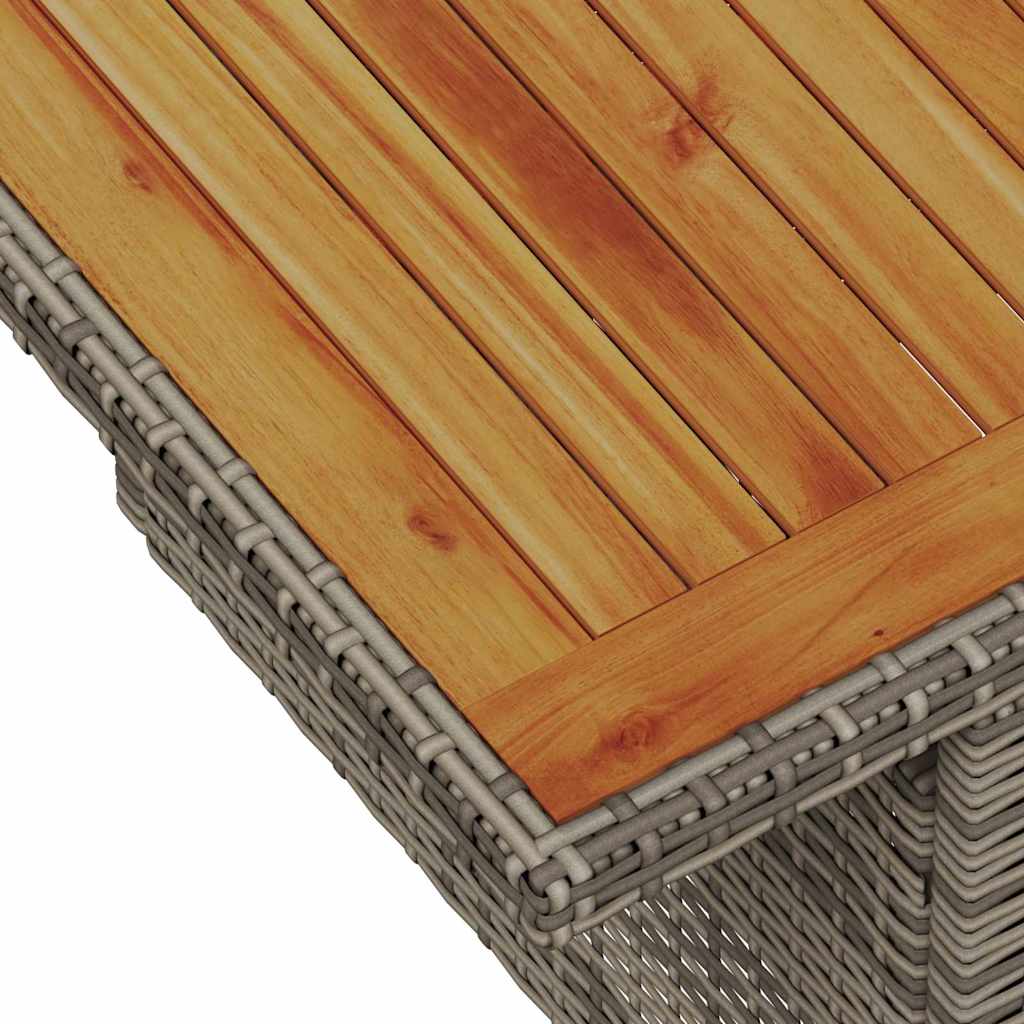 Havesofa Sæt med pude 8 pcs Grå