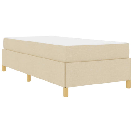 Sengestel Creme 90 x 200 cm Stof