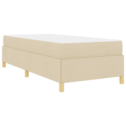 Sengestel Creme 90 x 200 cm Stof