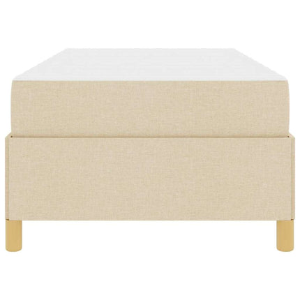 Sengestel Creme 90 x 200 cm Stof