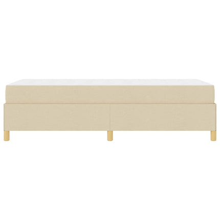 Sengestel Creme 90 x 200 cm Stof