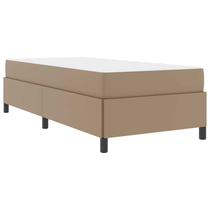 Sengestel med madras Cappuccino 80 x 200 cm Stof
