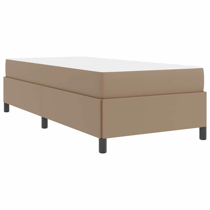 Sengestel med madras Cappuccino 80 x 200 cm Stof