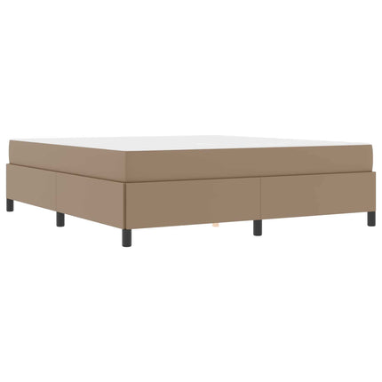 Sengestel med madras Cappuccino 180 x 200 cm Stof