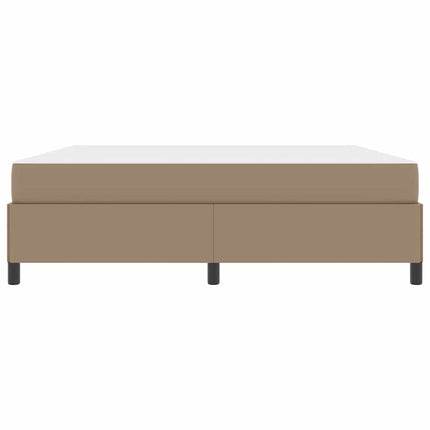 Sengestel med madras Cappuccino 180 x 200 cm Stof