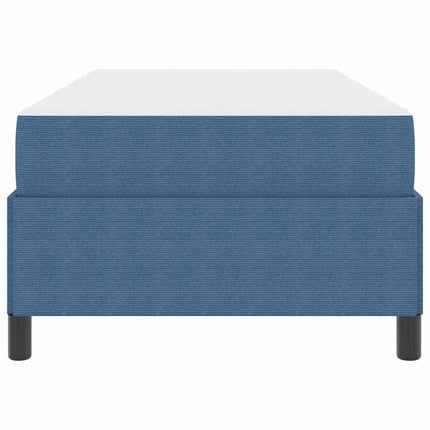 Sengestel med madras Blå 90 x 190 cm Stof