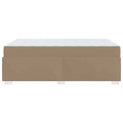 Sengestel med madras Cappuccino 100 x 200 cm Stof