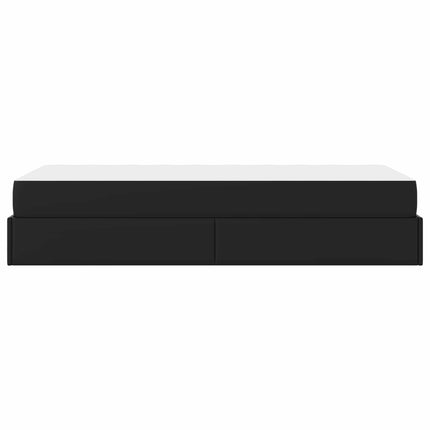 Sengeramme med madras Andet 2 stk. Sort PVC