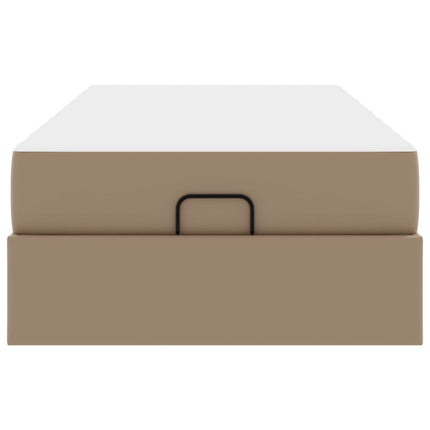 Sengeramme med madras Andet 2 stk. Gyldenbrun PVC