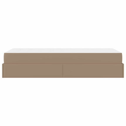 Sengeramme med madras Andet 2 stk. Gyldenbrun PVC