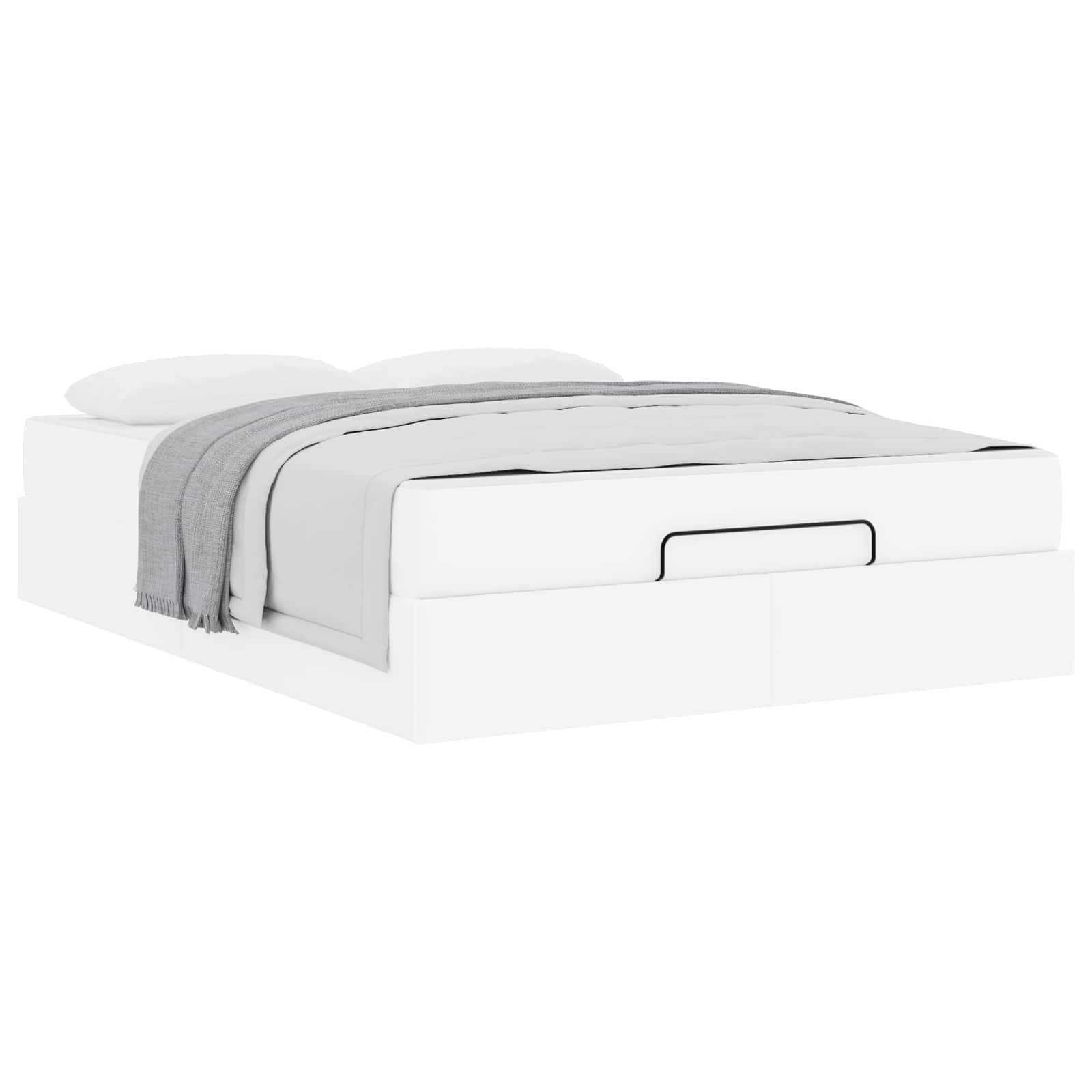 Sengeramme med madras Andet 2 pcs Hvid PVC