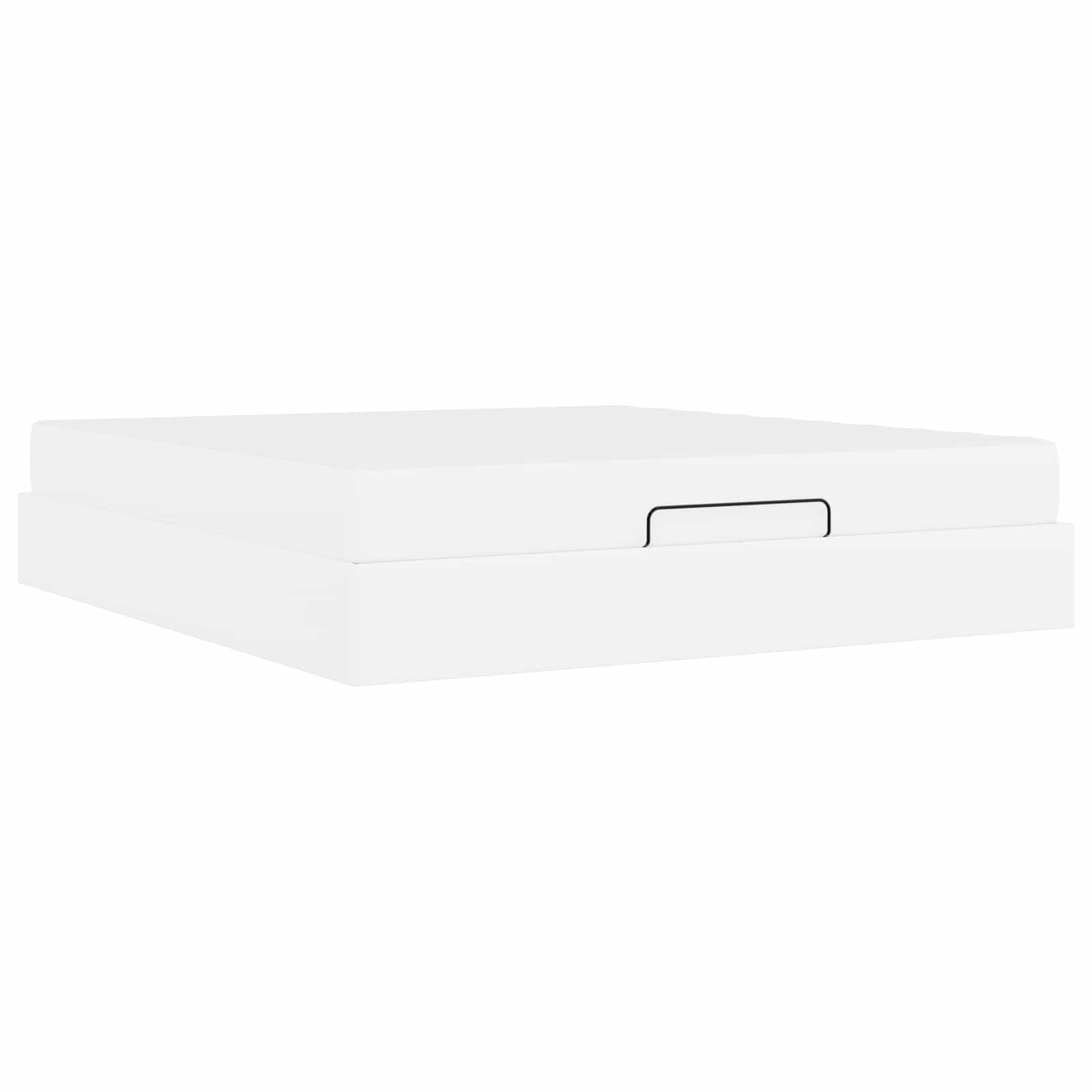 Sengeramme med madras Andet 2 pcs Hvid PVC
